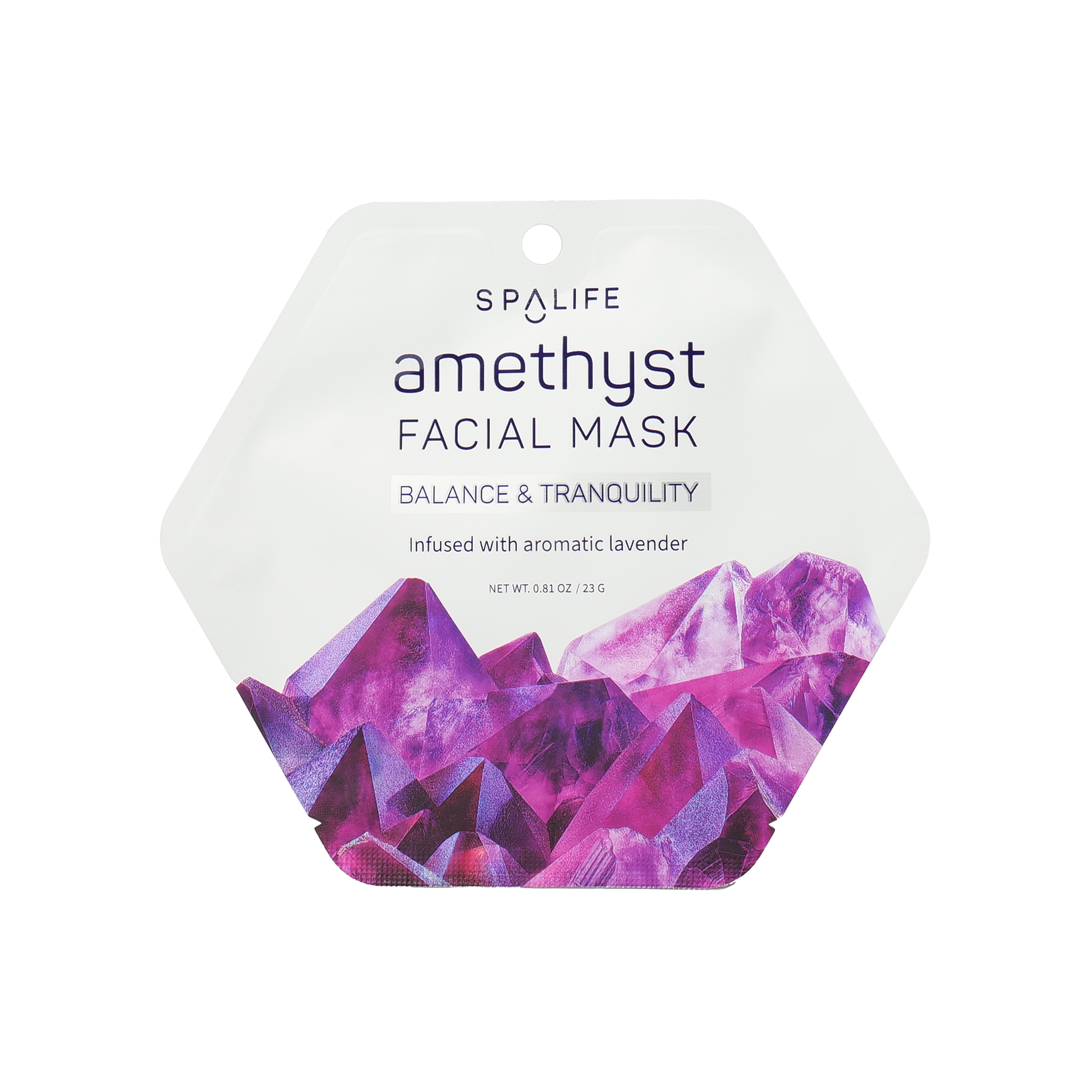 Tranquil Amethyst Facial Mask With Aromatic Lavender